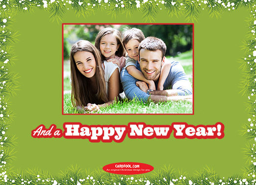 Warmest Wishes Upload xmas 5x7 horizontal flats Card Inside