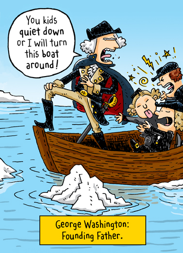 Washington Birthday  Ecard Cover