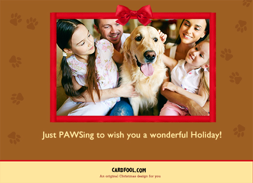 We Woof You-Horiz 5x7 horizontal flats Card Inside