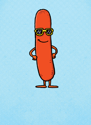 Weiner Hot Dog  Ecard Cover