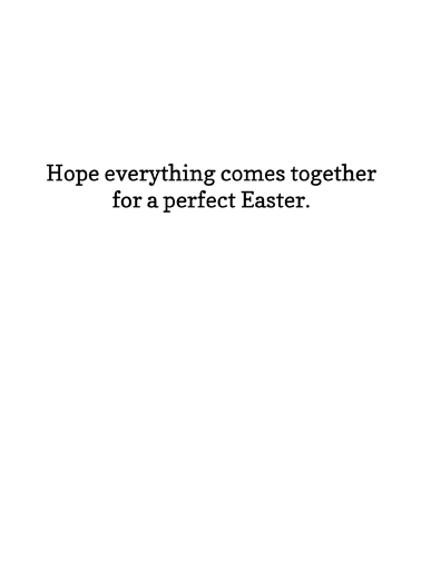 Where Easter Eggs Come From  Card Inside