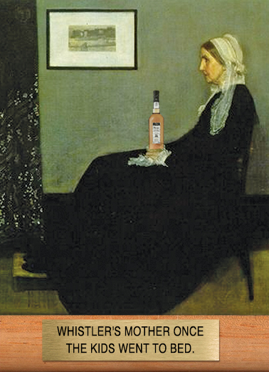 Whistler's Mother  Ecard Cover