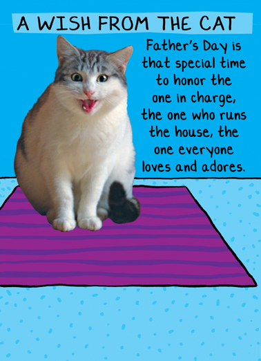 Wish from Cat  Ecard Cover