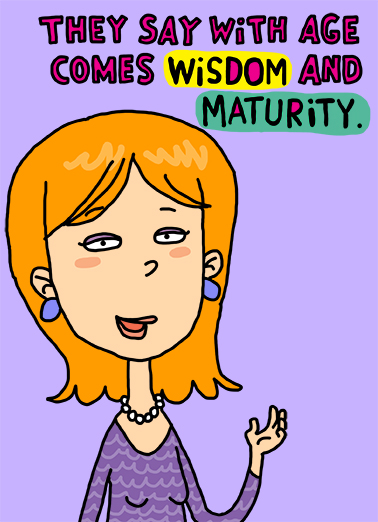 With Age  Card Cover