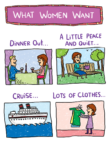 Women Want  Card Cover