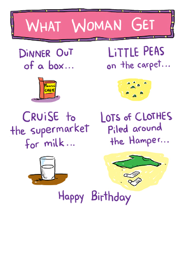 Women Want  Card Inside