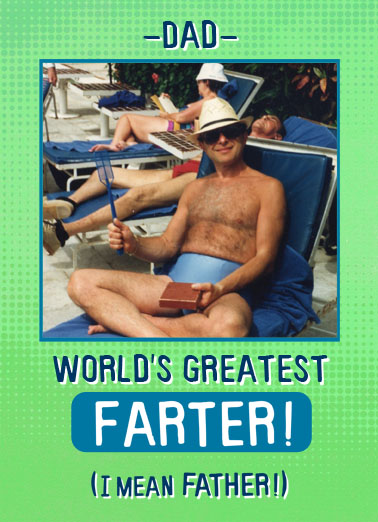 World's Greatest Farter  Card Cover