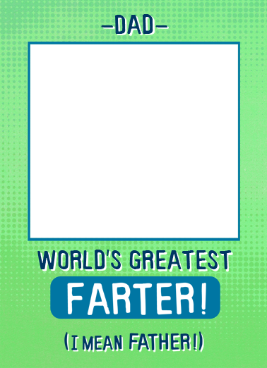 World's Greatest Farter  Card Cover