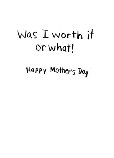 You Carried Me  Card Inside