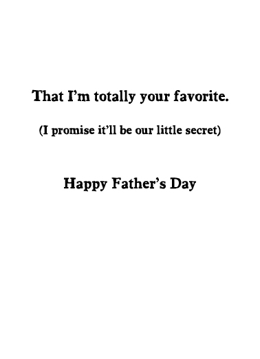 Your Favorite FD  Ecard Inside