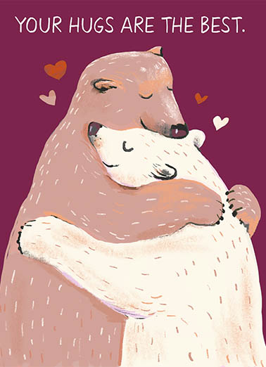Your Hugs Val  Card Cover