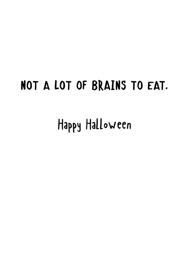 Zombies Hate DC  Ecard Inside