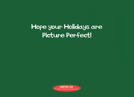 santa selfie horiz kids 5x7 horizontal flats Card Inside